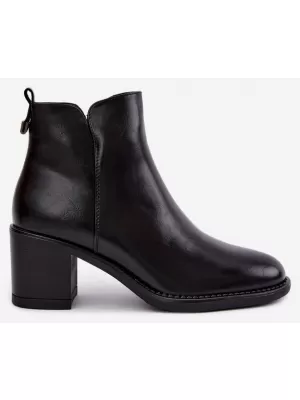 Dámské kotníkové boty VINCEZA 58650 BLACK