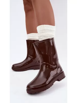 Dámské holínky BOTO 2783 DARK BROWN