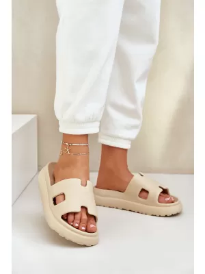 Dámské pantofle BOTO BG198 KHAKI