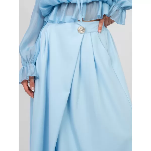  Dámská sukně FACTORY PRICE IT-SD-81036.82 LIGHT BLUE 