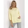 Dámská mikina RUE PARIS RV-BL-A367-1.18P BRIGHT YELLOW
