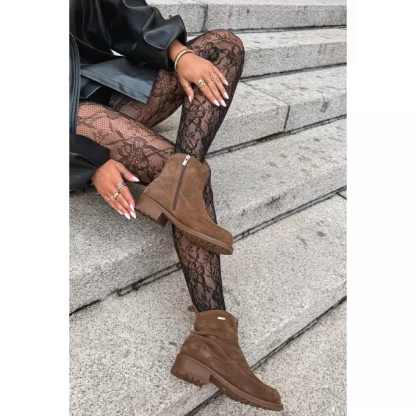 Dámské boty BIG STAR SHOES UU274601 BROWN/BEIGE SHADOWS 