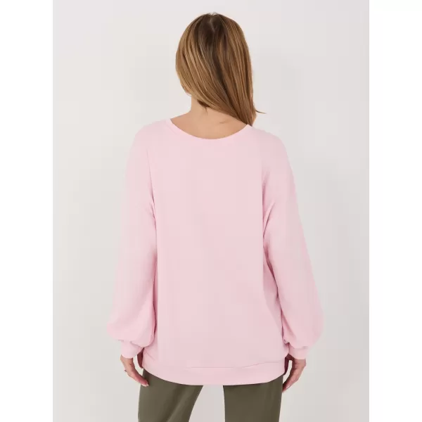  Dámská mikina RUE PARIS RV-BL-A1218.11P BRIGHT PINK 