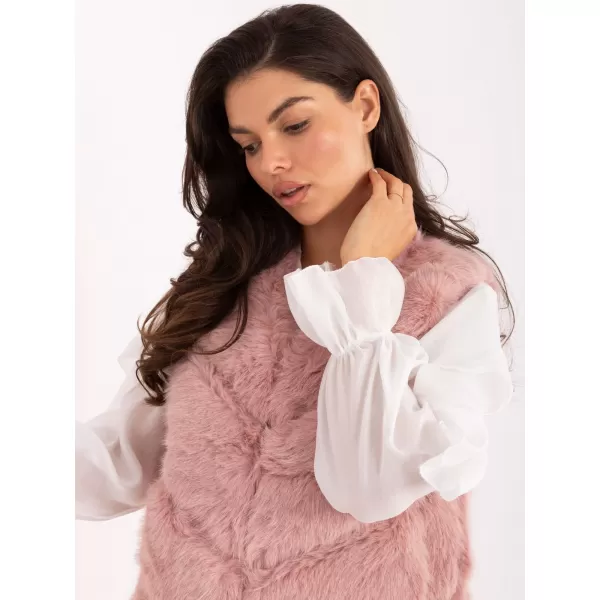  Dámská vesta WOOL FASHION ITALIA AT-KZ-2349.00P DARK PINK 