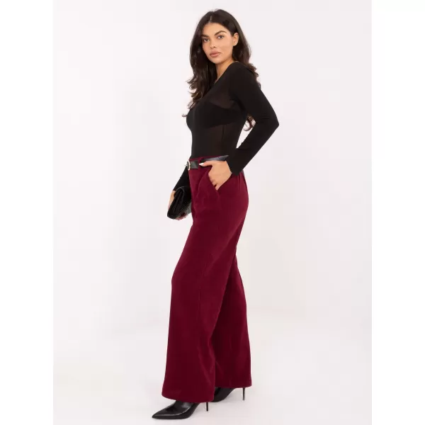 Dámské kalhoty ITALY MODA IT-SP-FL8252.18P BURGUNDY 