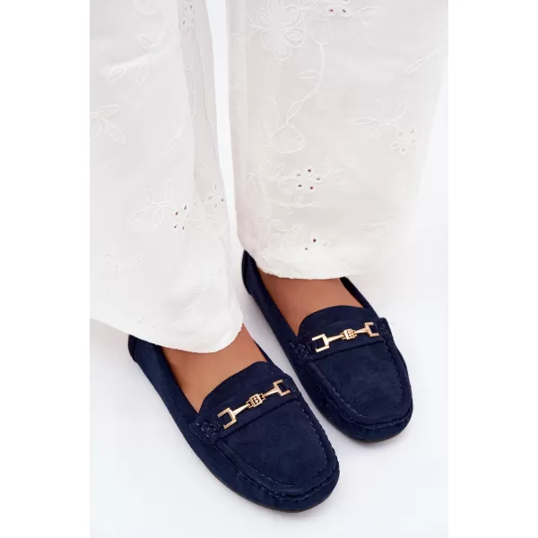  Dámské mokasíny BOTO FT247 NAVY BLUE 