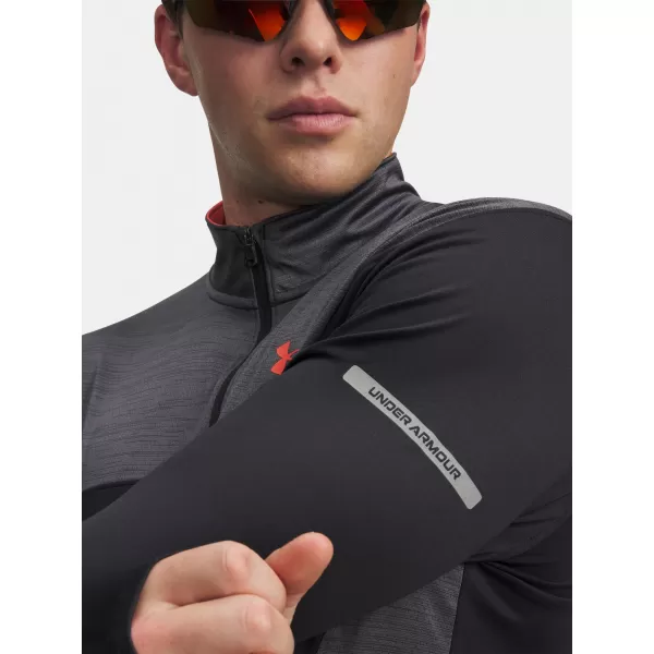  Pánské triko UNDER ARMOUR TECH UTILITY 1/4 ZIP 6004963-002 ČERNÁ 