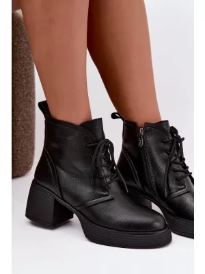 Dámské kozačky D&A CR62-3368 BLACK