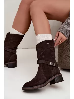 Dámské boty BIG STAR SHOES UU274609 BROWN/BEIGE