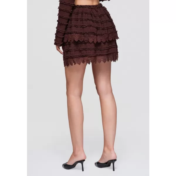  Dámská sukně OMBRE OW-GL-E0015 DARK BROWN 