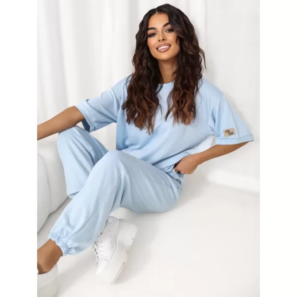  Dámský komplet RUE PARIS RV-KMPL-A1290.94 LIGHT BLUE 