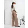 Dámské kalhoty RUE PARIS RV-DR-A1061.80 DARK BEIGE