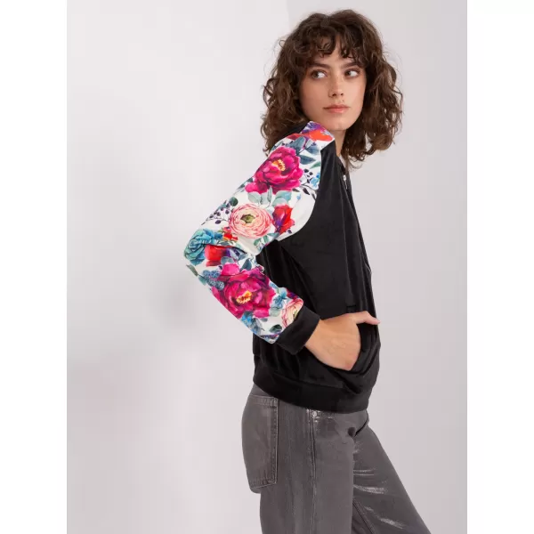  Dámská mikina RUE PARIS RV-BL-8235.38 NOIRE 