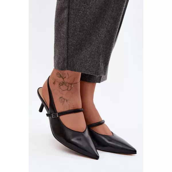  Dámské sandály D&A CR61-3046 BLACK 
