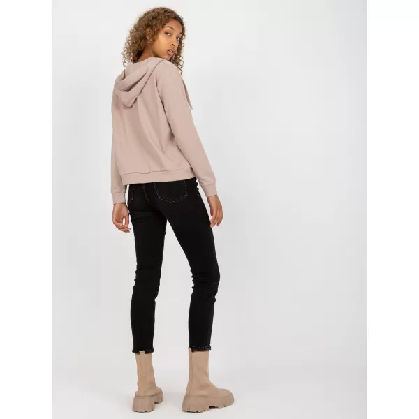  Dámská mikina BASIC FEEL GOOD B-002.65 DARK BEIGE 