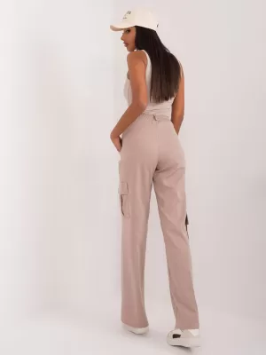 Dámské kalhoty LAKERTA LK-SP-509641.95 BEIGE