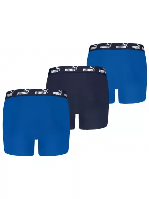 Dětské boxerky PUMA ELEMENTS BOYS BASIC BOXERS 3P 93896307 BLUE COMBO