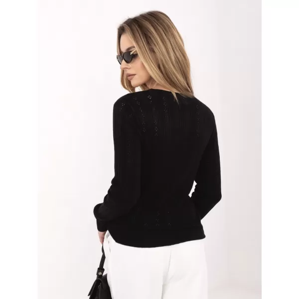  Dámský svetr SUBLEVEL D90186AK90993A BLACK 