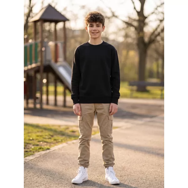  Dětská mikina MALFINI CREW 427 ČERNÁ 