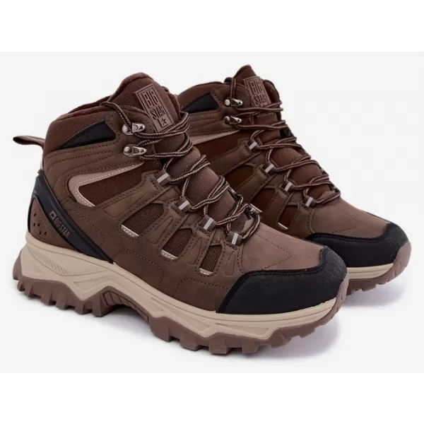  Pánské boty BIG STAR SHOES UU174316 BROWN/BEIGE SHADOWS 