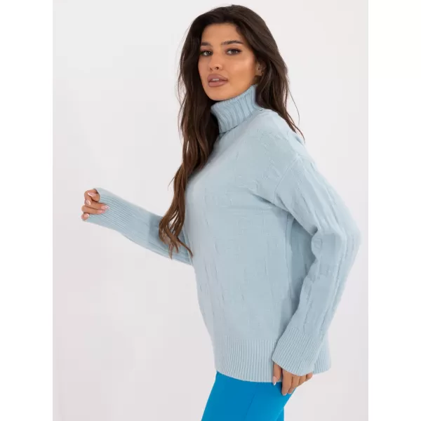  Dámský svetr WOOL FASHION ITALIA AT-SW-2342-1.35 BLUE 