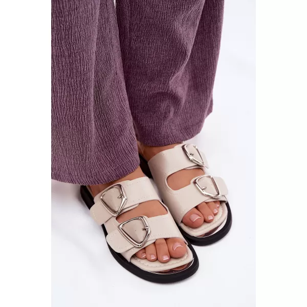  Dámské pantofle VINCEZA 62304 BEIGE 