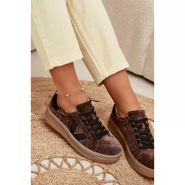  Dámské tenisky VINCEZA 79597 BROWN 