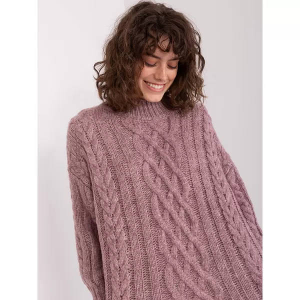  Dámský svetr WOOL FASHION ITALIA AT-SW-2363-2.30 VIOLET 