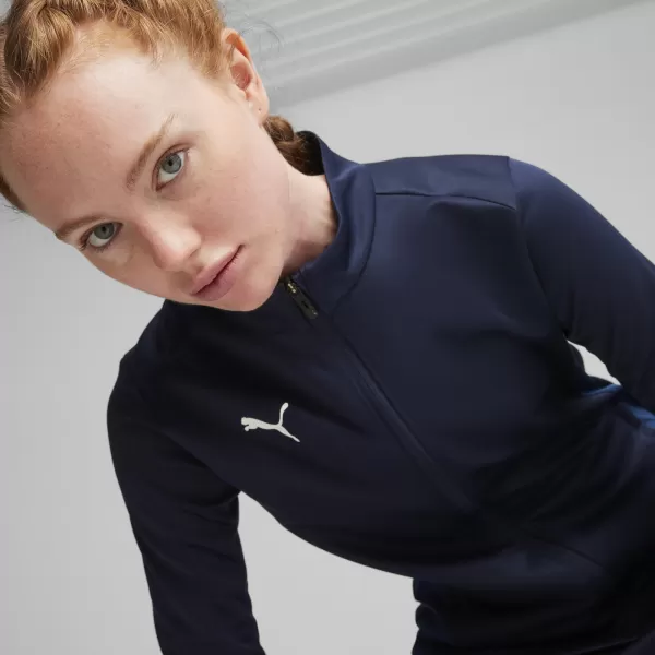  Dámská bunda PUMA TEAMGOAL TRAINING JACKET WMN 658635-06 PUMA NAVY/WHITE/PERSIAN BLUE 
