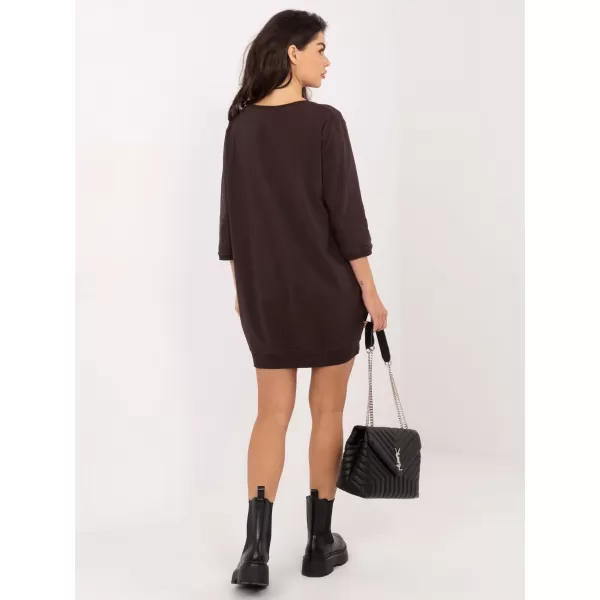  Dámské šaty RELEVANCE RV-SK-6839.95 DARK BROWN 