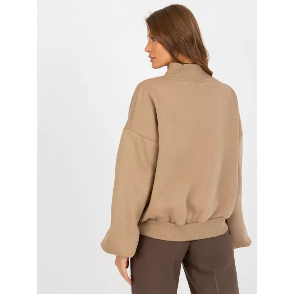  Dámská mikina EX MODA EM-BL-643.39X DARK BEIGE 