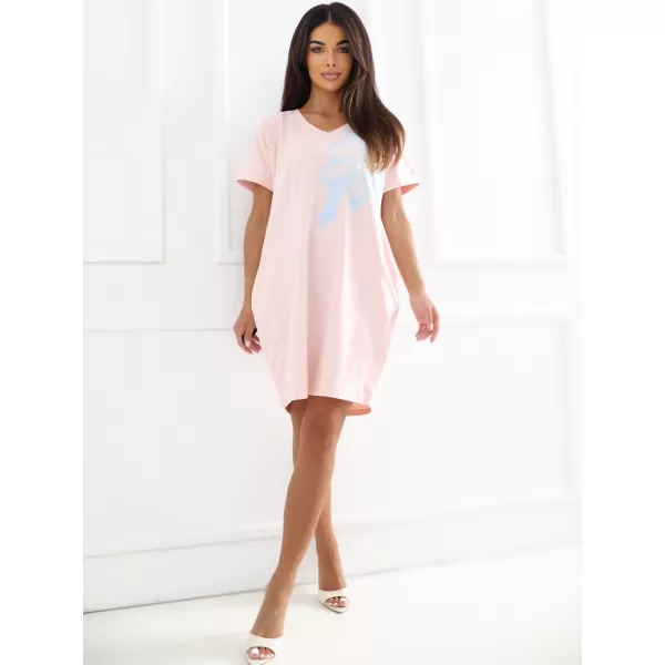  Dámské šaty RELEVANCE RV-SK-A1354.70 BRIGHT PINK 