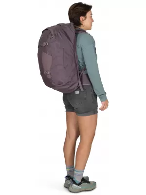 Dámský cestovní batoh OSPREY FAIRVIEW 40 GRAPHITE PURPLE