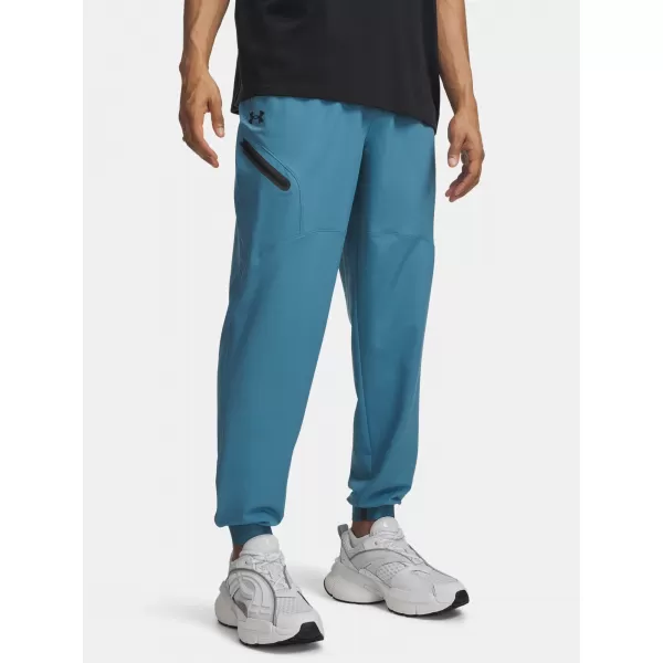 Pánské tepláky UNDER ARMOUR UNSTOPPABLE WOVEN JOGGER 1388823-466 MODRÁ 