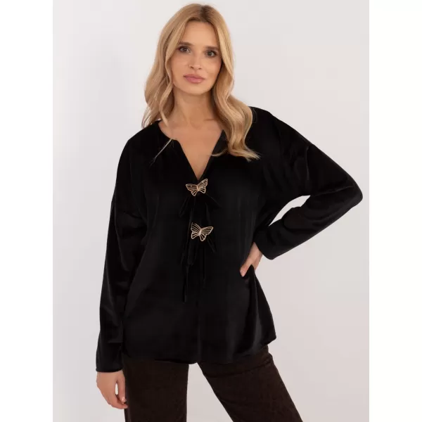  Dámská halenka ITALY MODA DHJ-BZ-19916.03P NOIRE 