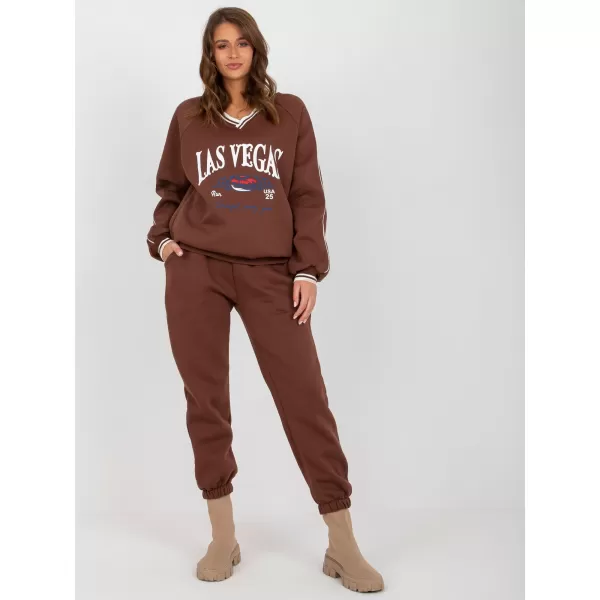  Dámský set EX MODA EM-KMPL-769.19X DARK BROWN 