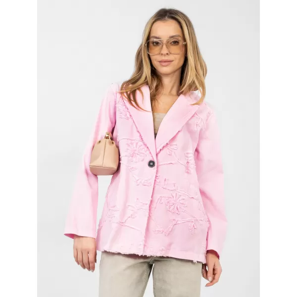  Dámská bunda RUE PARIS IT-MA-FL9992.97 BRIGHT PINK 