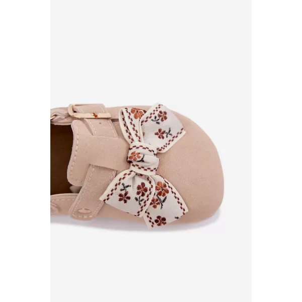  Dětské papuče BOTO 376-1B/2B/3B BEIGE 