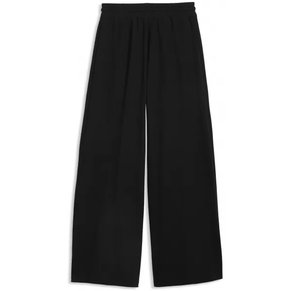 Dámské tepláky PUMA CLASS RELAXED WIDE LEG PANTS 69401301 PUMA BLACK 