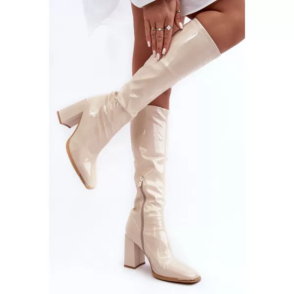  Dámské kozačky BOTO C-238/RB152P BEIGE 