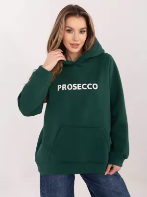 Dámská mikina RUE PARIS RV-BL-A1034.30 DARK GREEN