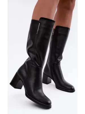 Dámské kozačky VINCEZA 67053 BLACK