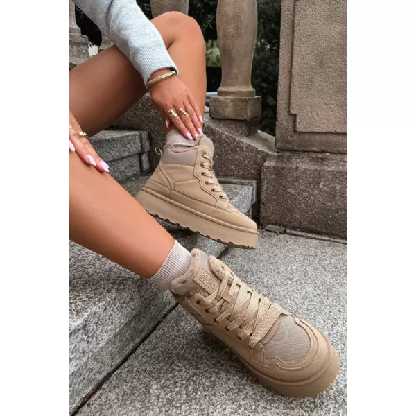  Dámské sněhule BIG STAR SHOES UU274166 BEIGE 