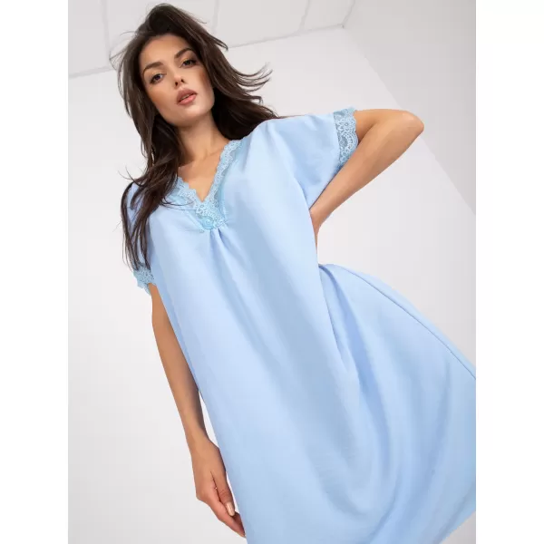  Dámské šaty ITALY MODA DHJ-SK-0123.60P LIGHT BLUE 