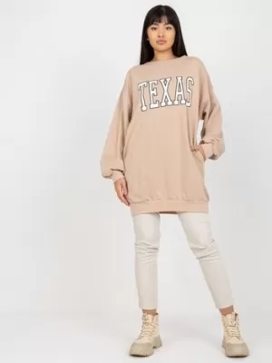 Dámská mikina EX MODA EM-BL-U719.82P BEIGE