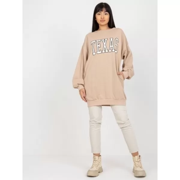  Dámská mikina EX MODA EM-BL-U719.82P BEIGE 