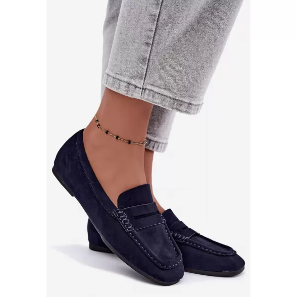  Dámské mokasíny BOTO D-307 NAVY 