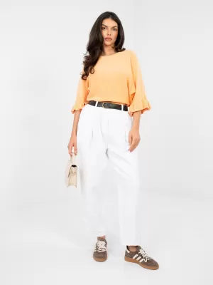 Dámské kalhoty ITALY MODA MI-SP-2690.00 WHITE