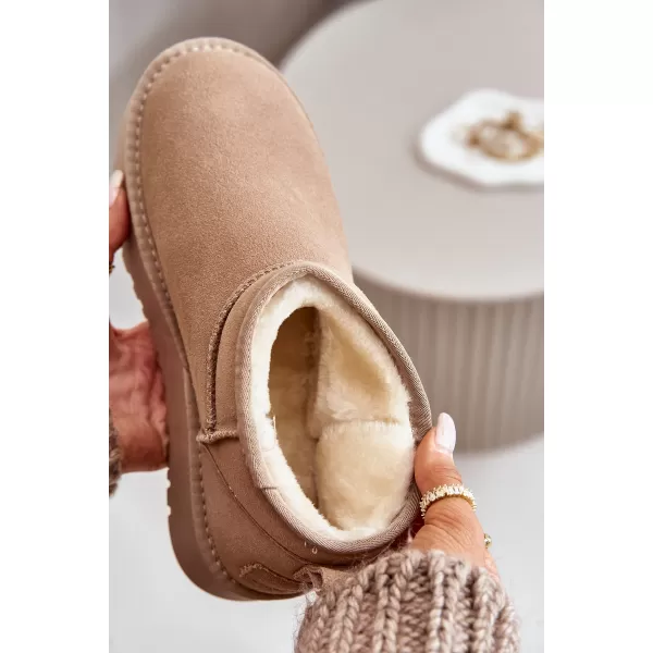  Dámské sněhule BOTO NN604 KHAKI 