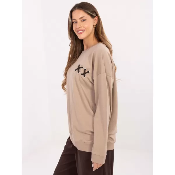  Dámská mikina RELEVANCE RV-BL-A941.58 DARK BEIGE 